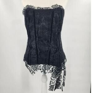 2000s y2k vintage Charlotte Russe goth core corset sz l